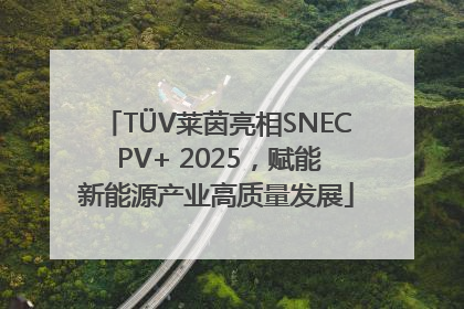 TÜV莱茵亮相SNEC PV+ 2025，赋能新能源产业高质量发展